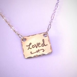 Custom Inscribed Name Necklace